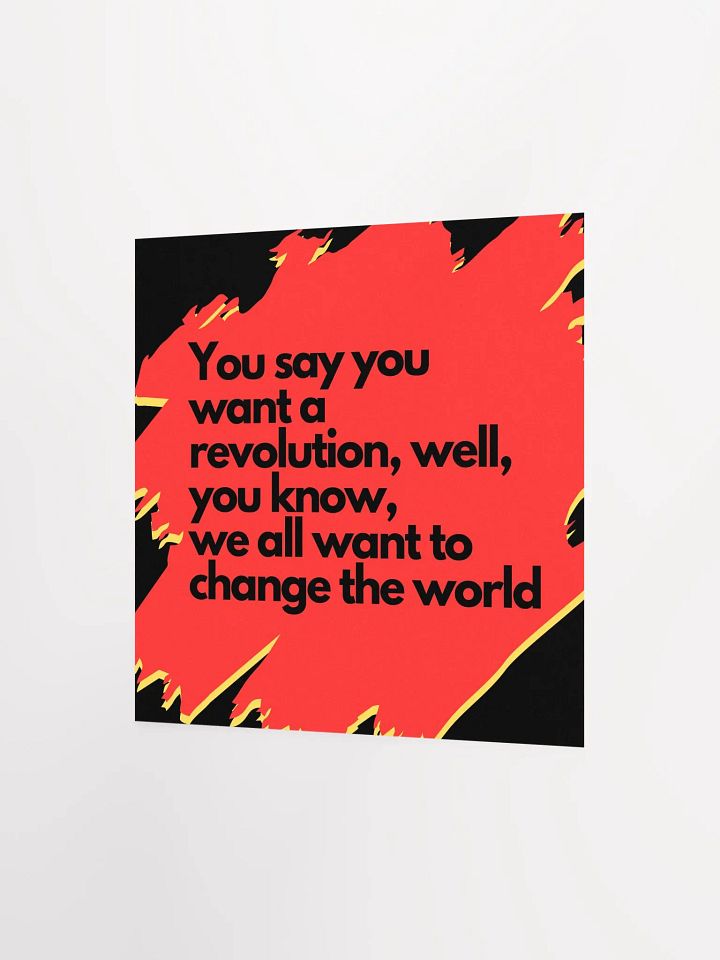 Revolutionary Change Matte Poster product image (7)