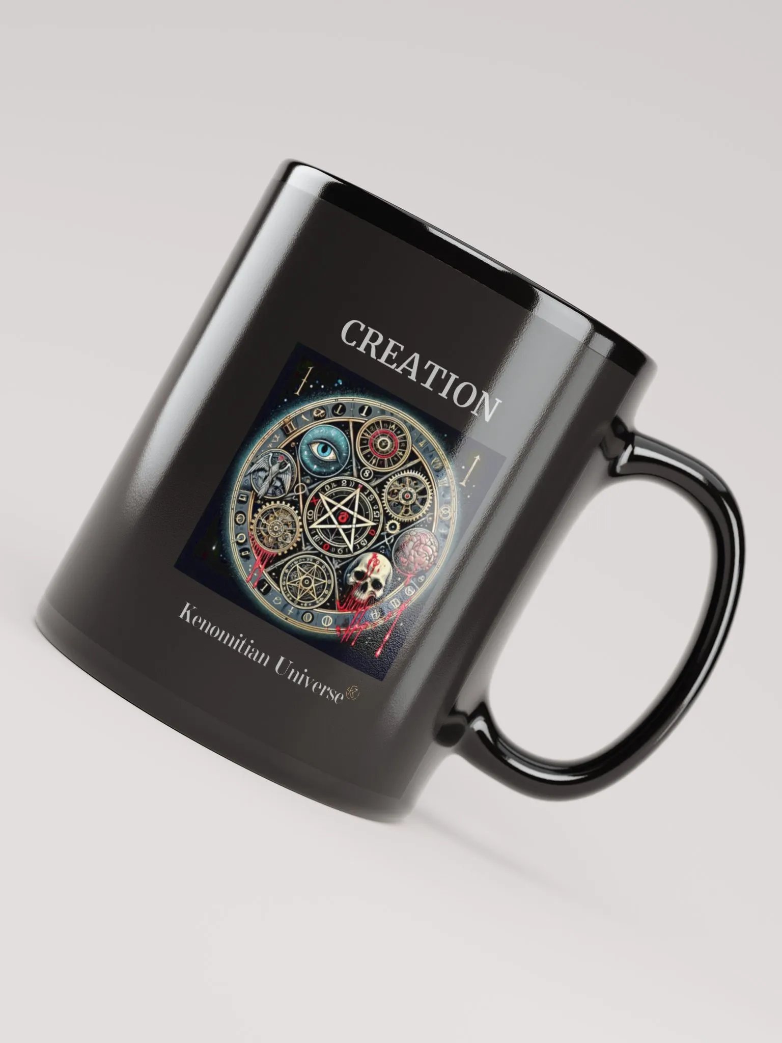 Creation | Black Glossy Mug product image (1)