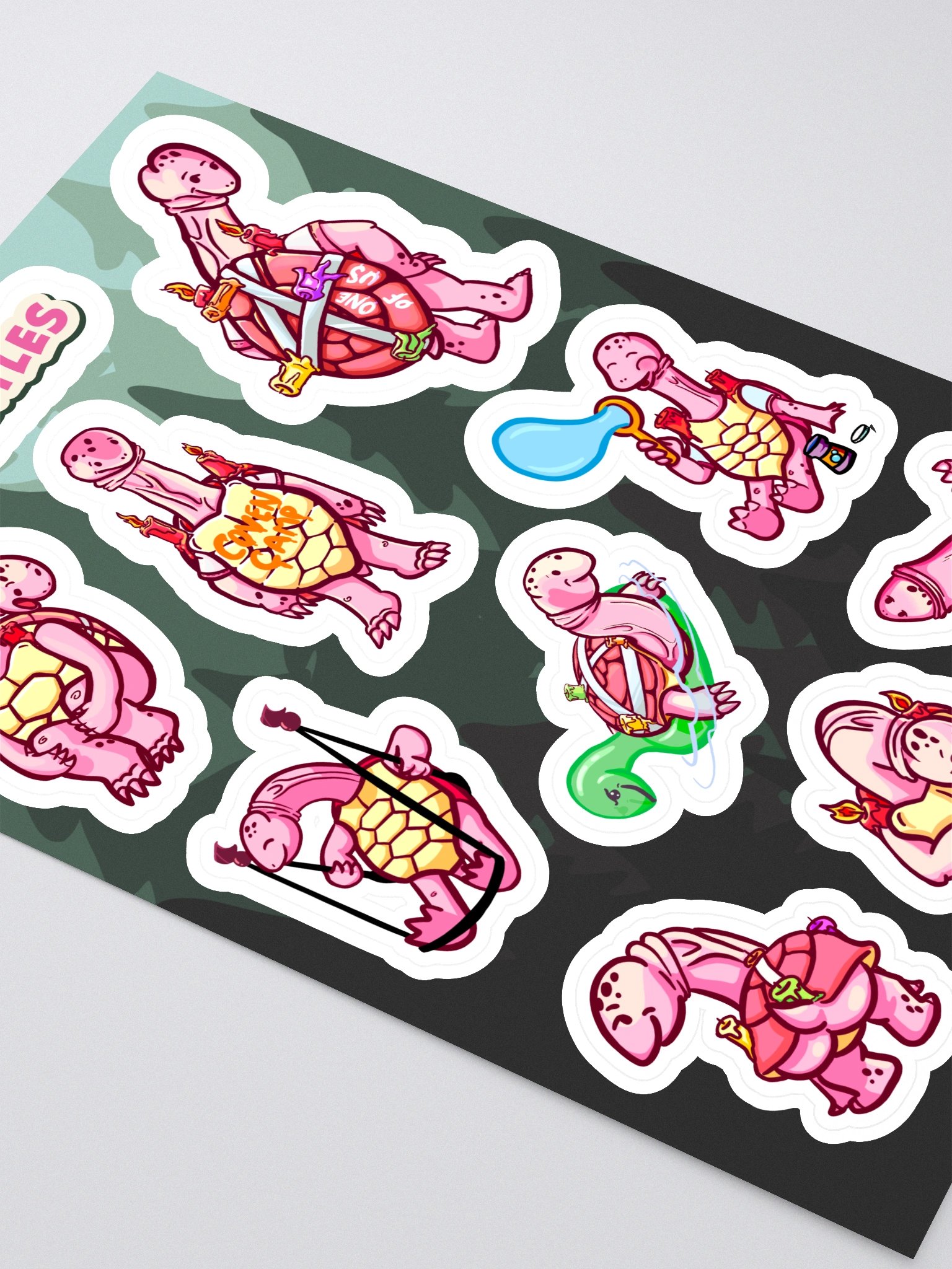 Tantric Turtles Sticker Sheet product image (2)