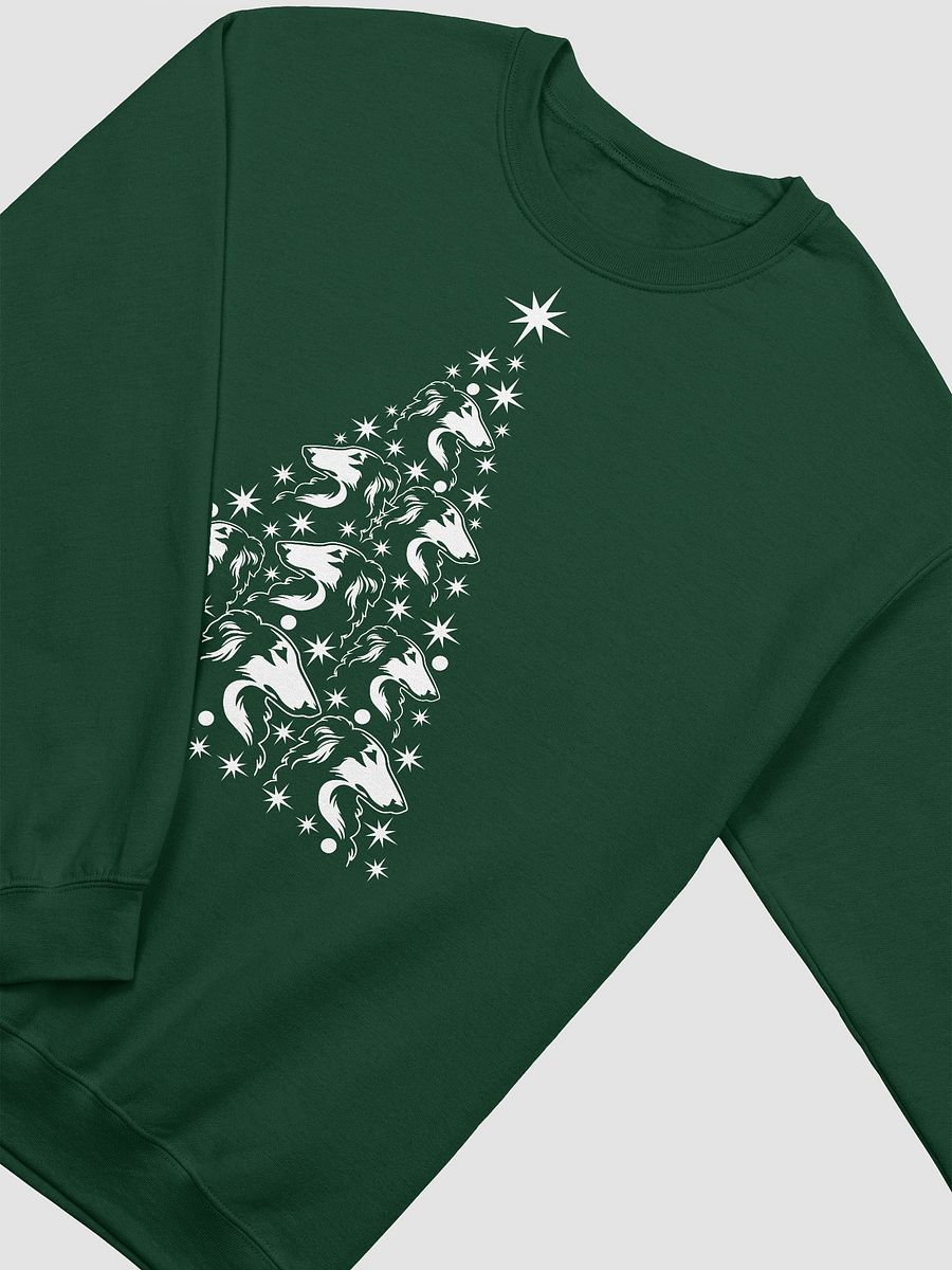 Borzoi Christmas Tree Sweatshirt Design for Borzoi Paw-rents product image (14)