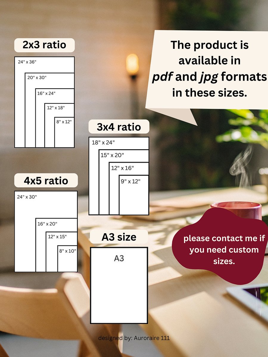 'I AM' Affirmation - Printable Wall Art | Digital Poster Download | Multiple Sizes Included product image (9)