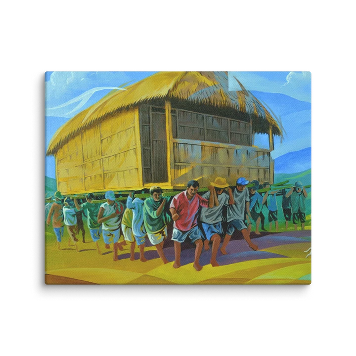 Canvas Print - Bayanihan Painting by JMLisondra product image (9)