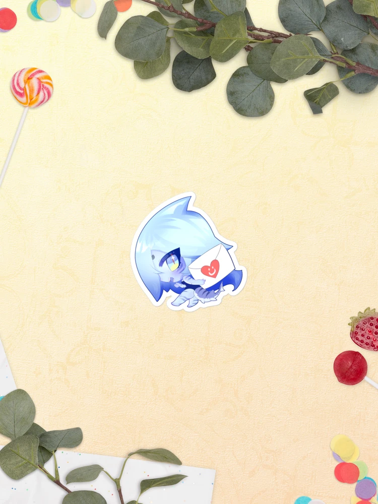 Heart Letter Sharky Sticker product image (6)