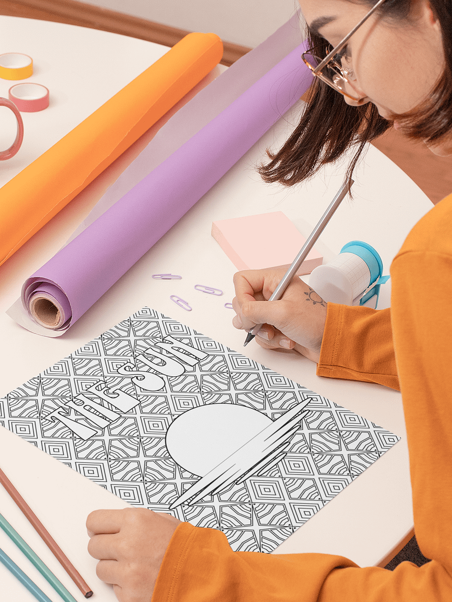 100 Nature & Pattern Coloring Pages PDF (US Letter Size) product image (2)