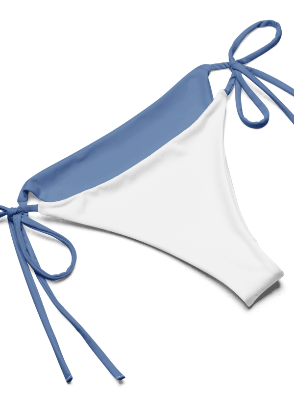 Low Rise Cheeky String Bikini, Light Blue Bottoms product image (8)