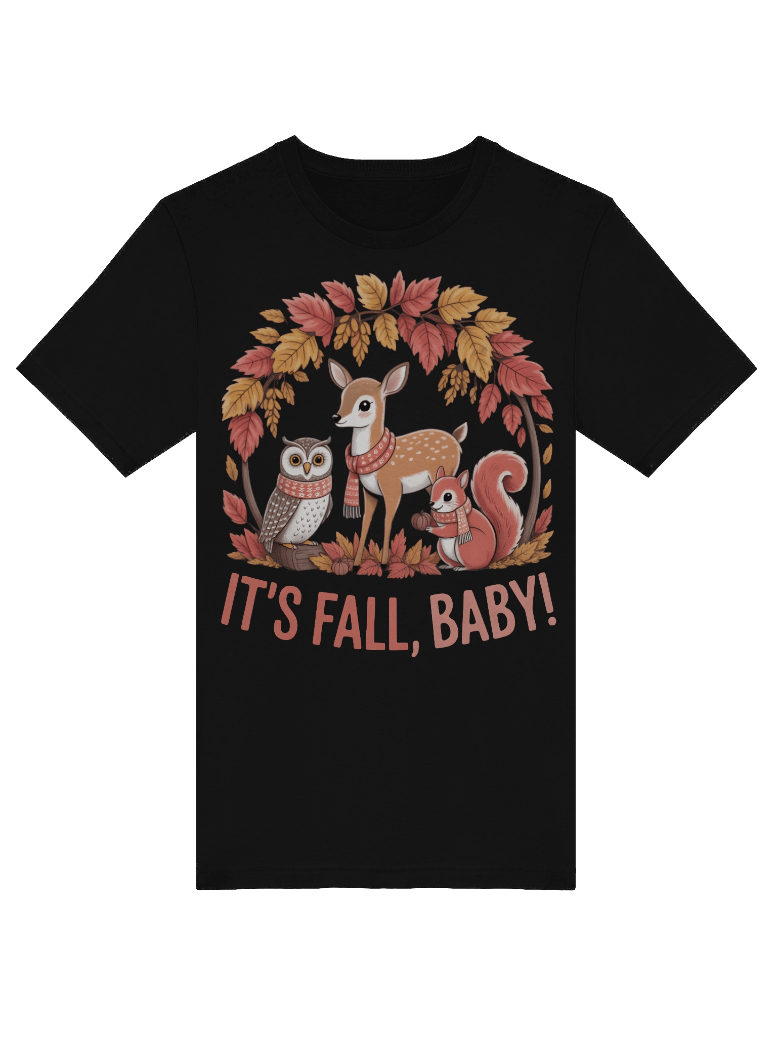Autumn Critters Scarf Tee product image (5)