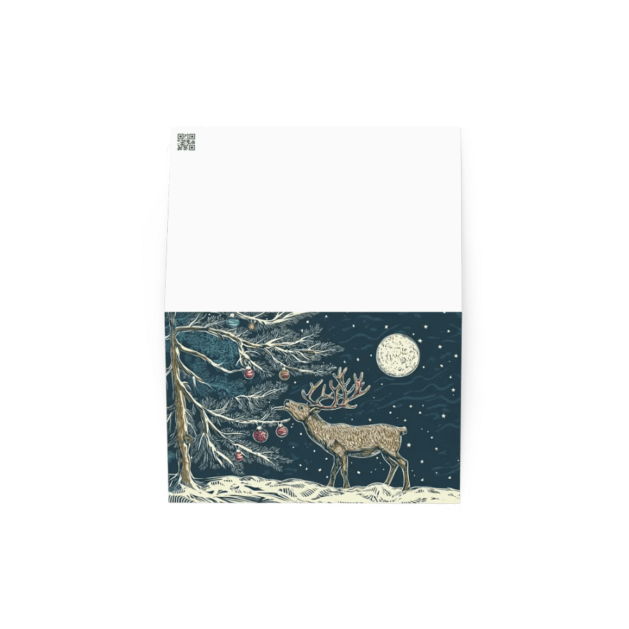 Starry Reindeer Greeting Card product image (3)