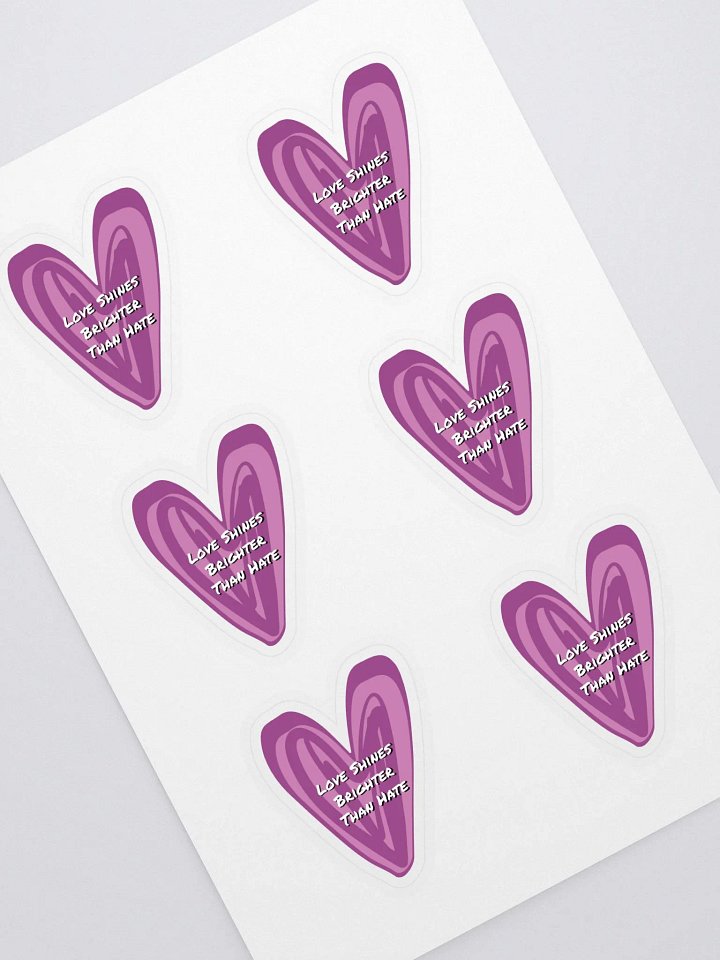 Love Shines Brighter Than Hate product image (1)