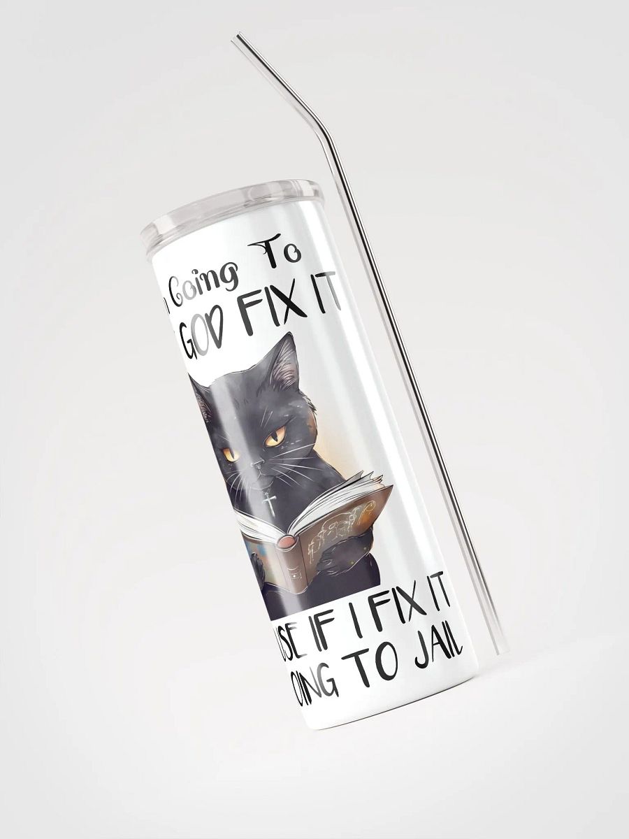 Divine Feline Stainless Steel Tumbler product image (4)