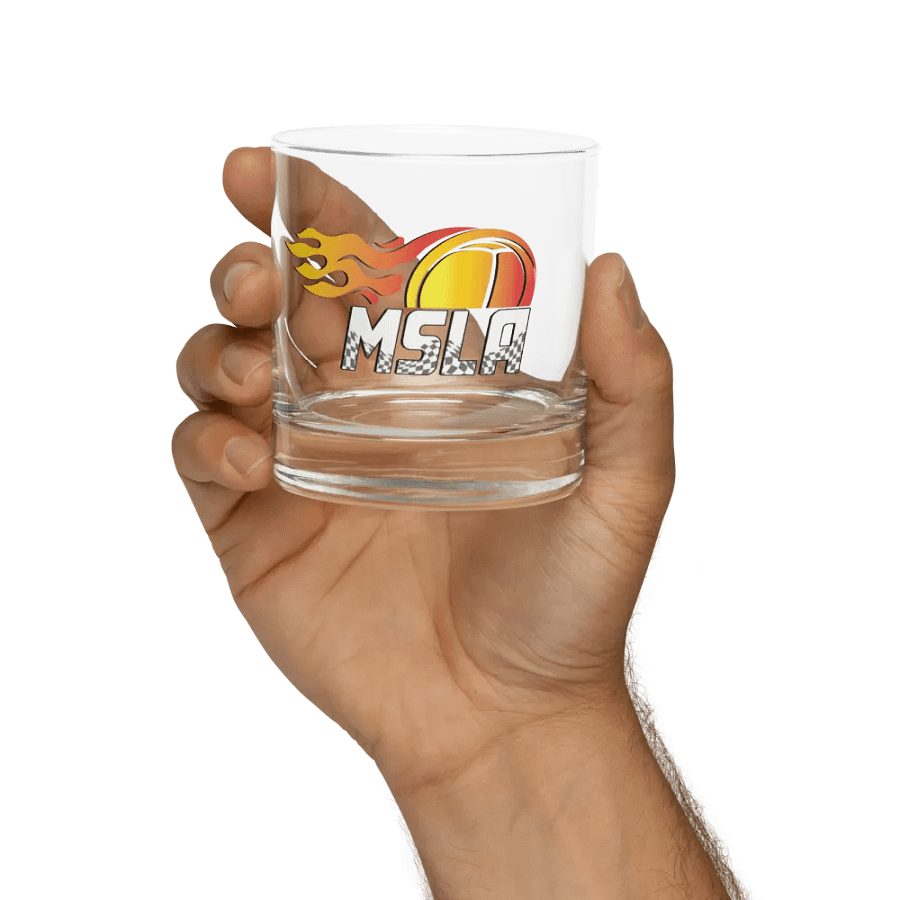 MSLA Logo Rocks Glass product image (2)