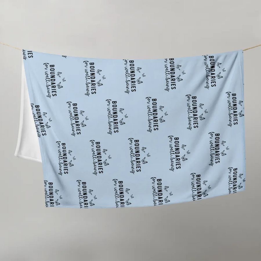 Boundaries For Well-Being Blanket product image (10)