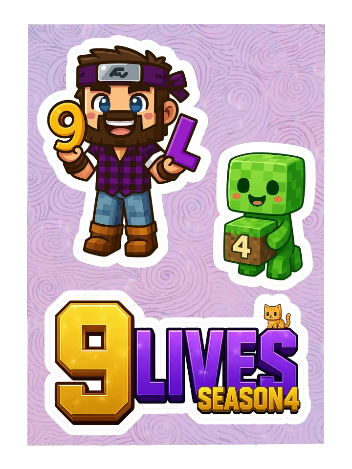 9LS4 AggroNinja89 Sticker Sheet product image (1)