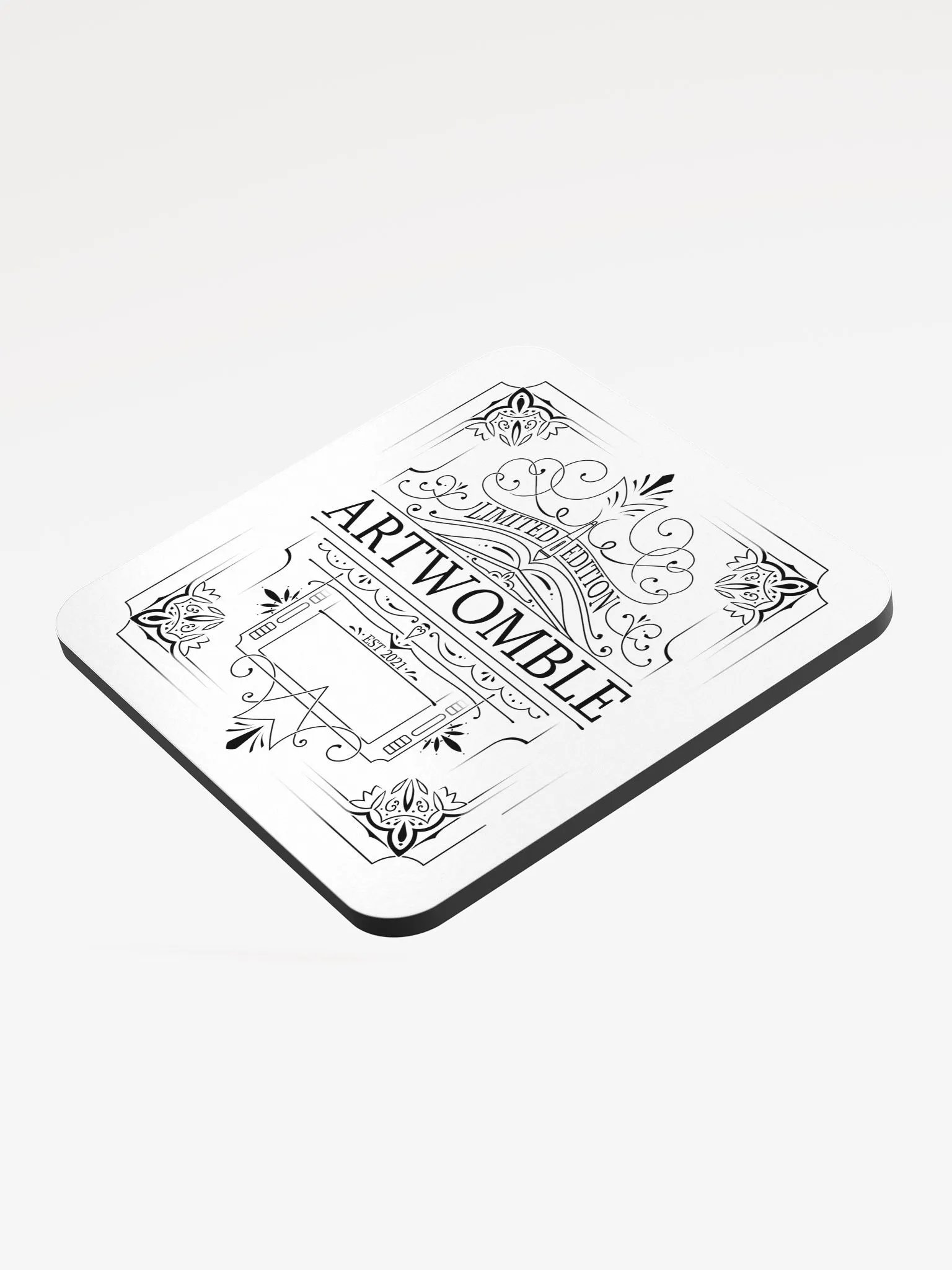Artwomble Coaster - White product image (3)