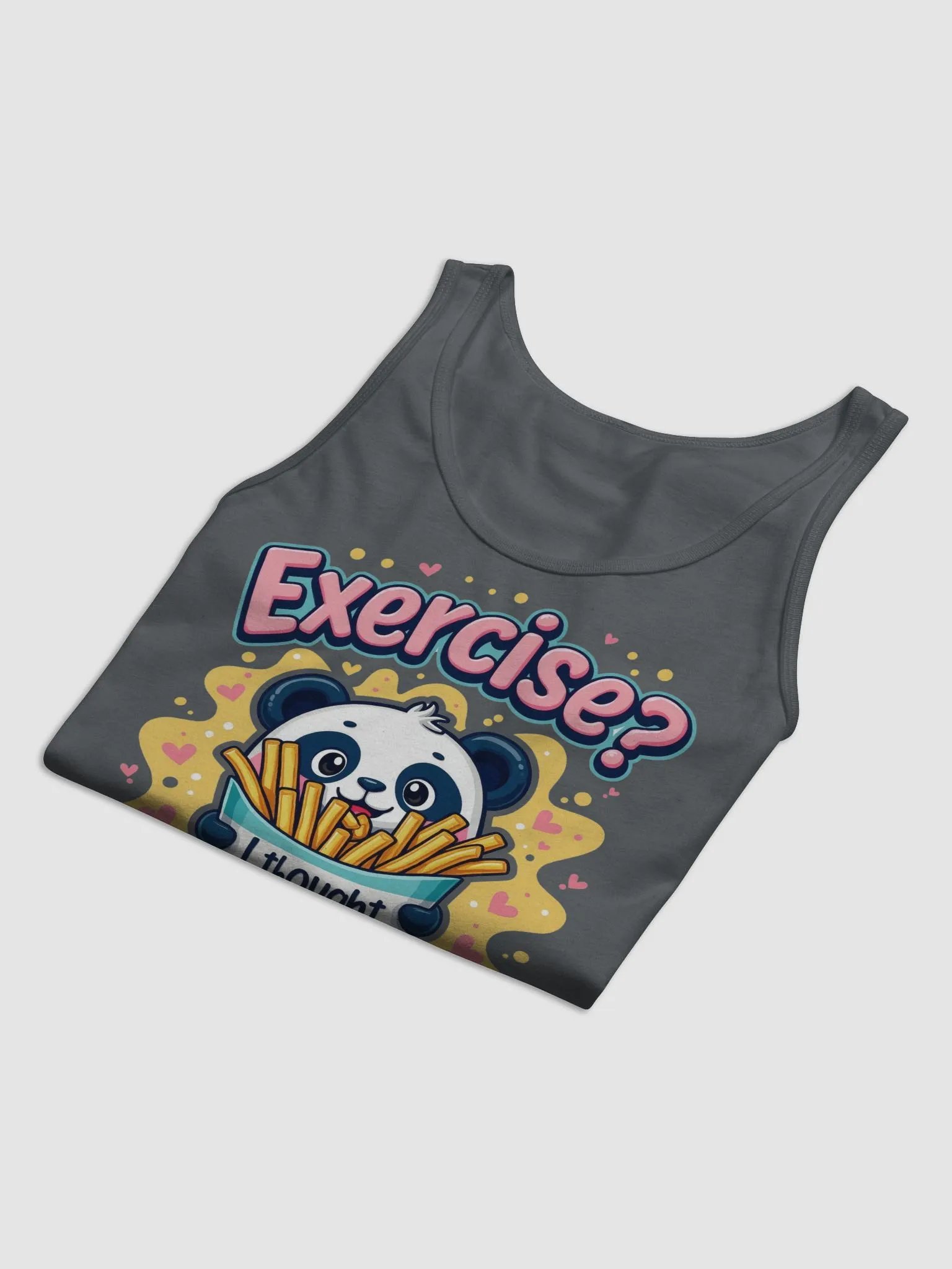 Extra Fries Panda Tank Top product image (27)