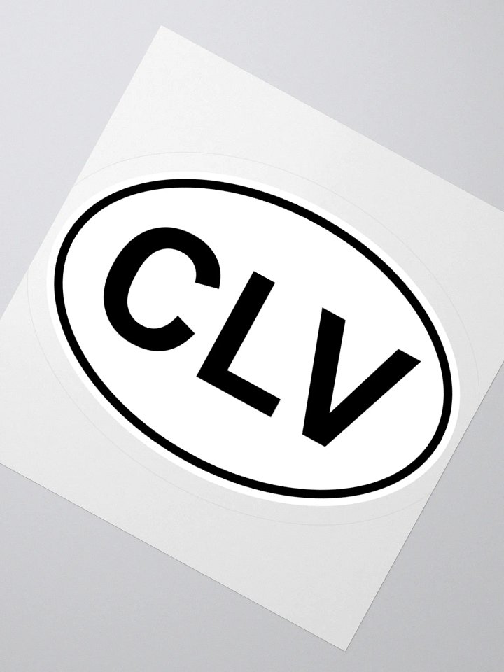 CLV Oval Sticker product image (2)