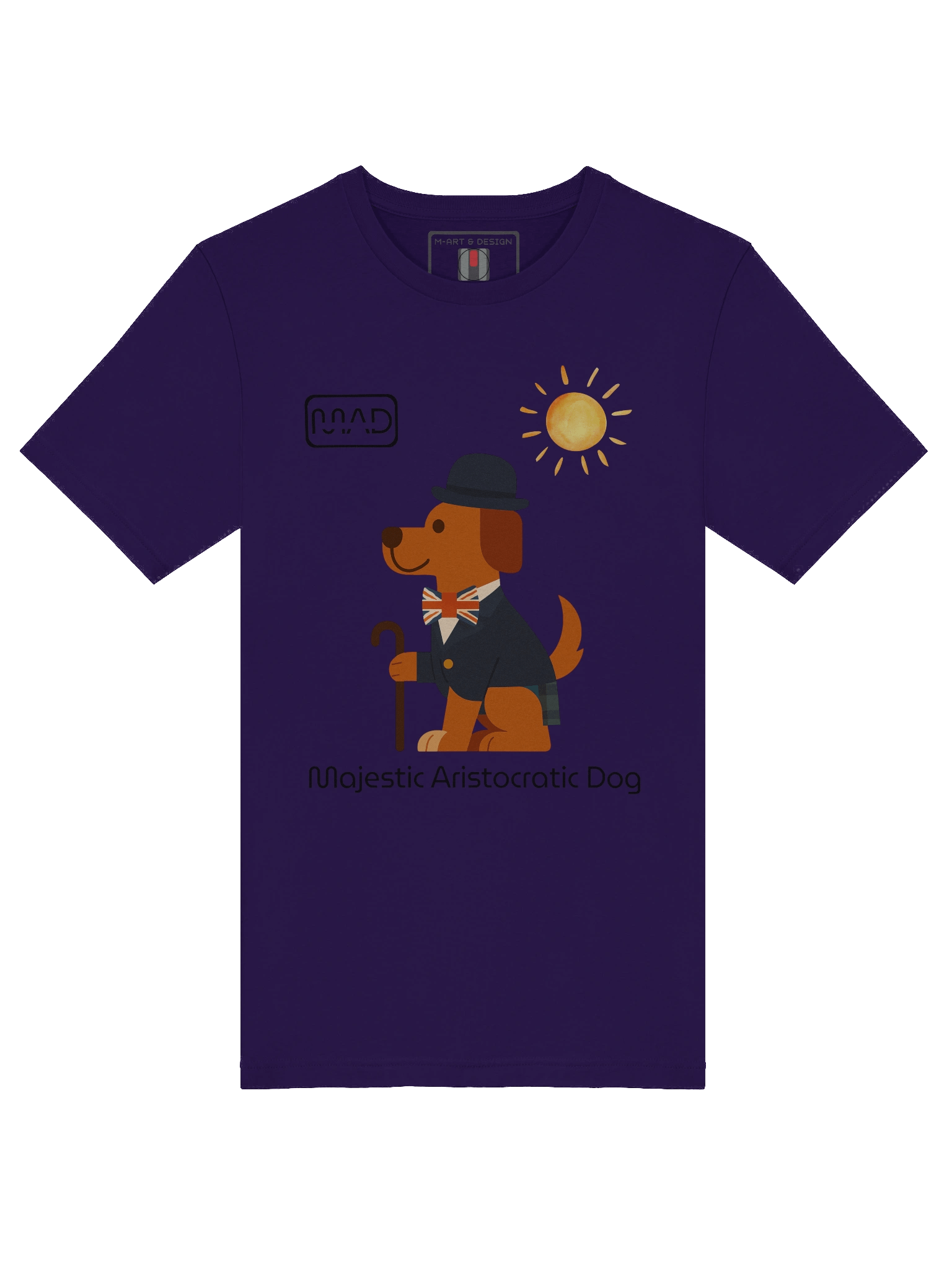 Majestic Aristocratic Dog – Noble Pup Tee – MAD Style - M-Art & Design product image (38)