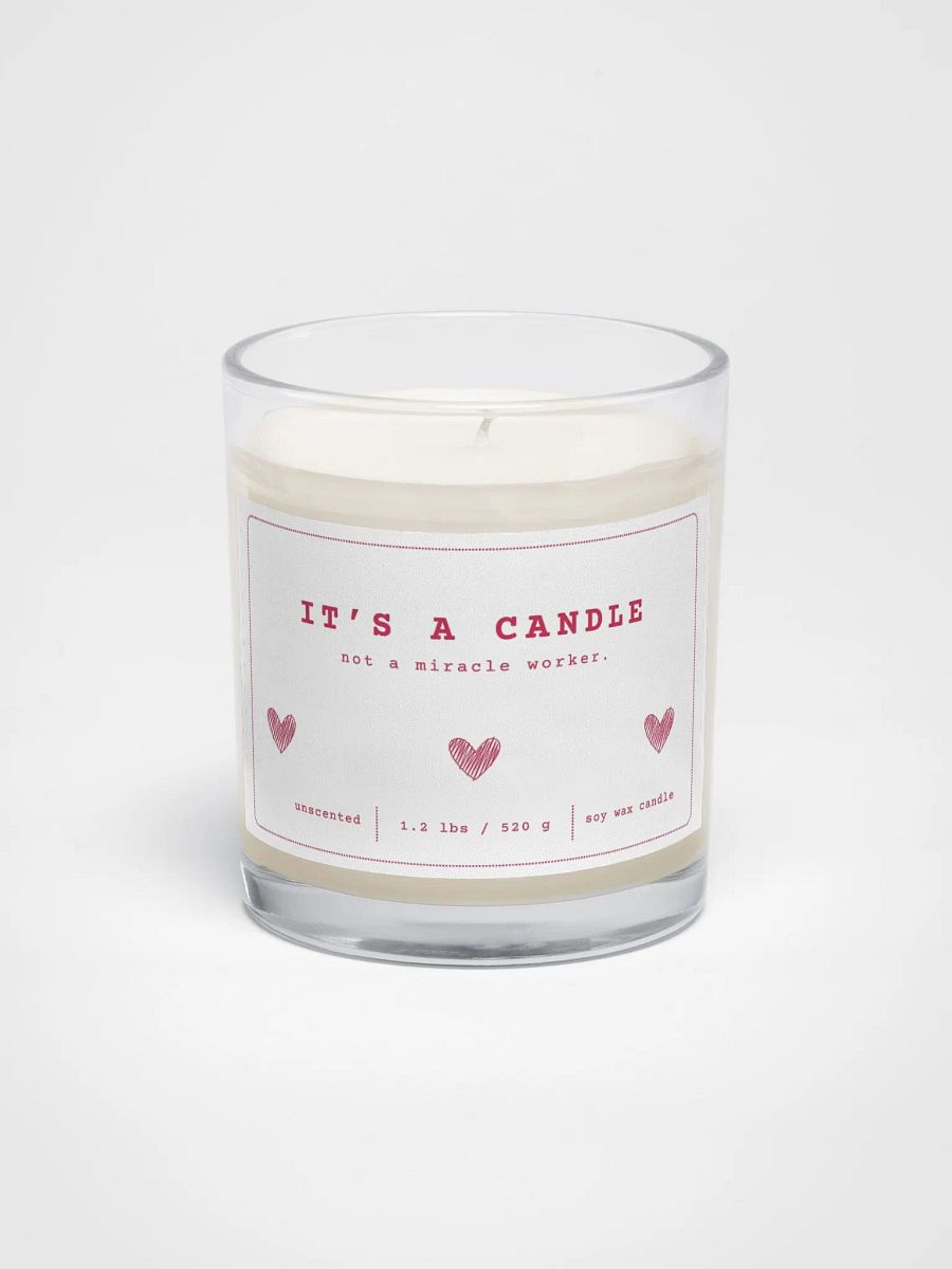 It's A Candle, Not A Miracle Worker Candle product image (1)
