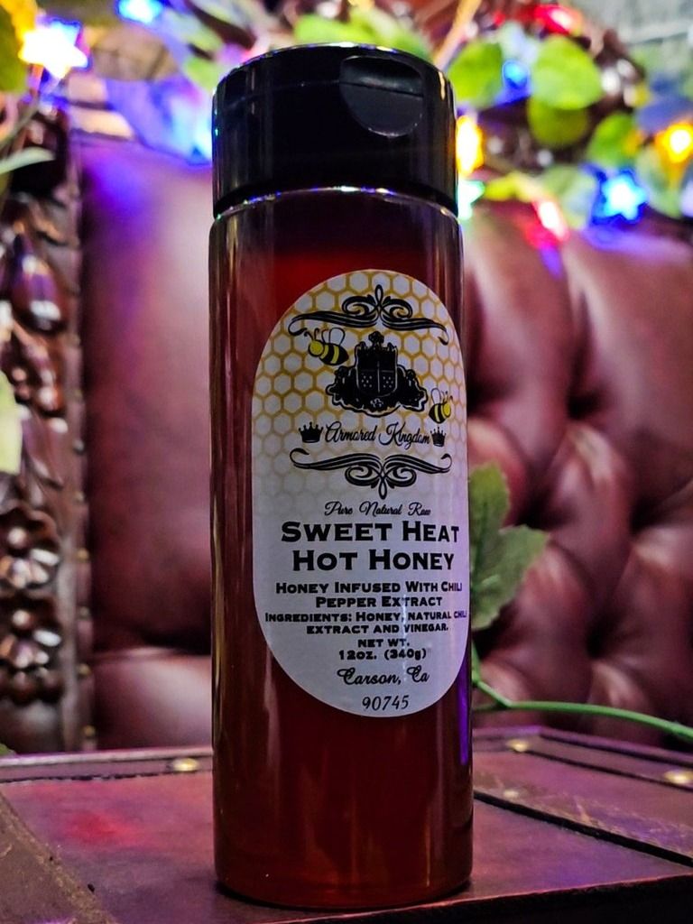 The Armored Kingdom Sweet Heat Hot Honey (12oz) product image (4)