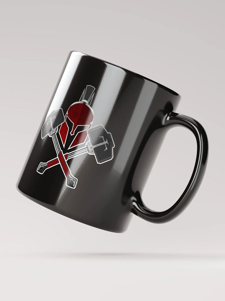 Black Mug: Helmet Logo product image (4)