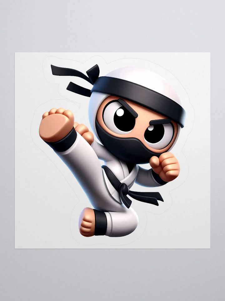 Cute Ninja Sticker v1 product image (3)