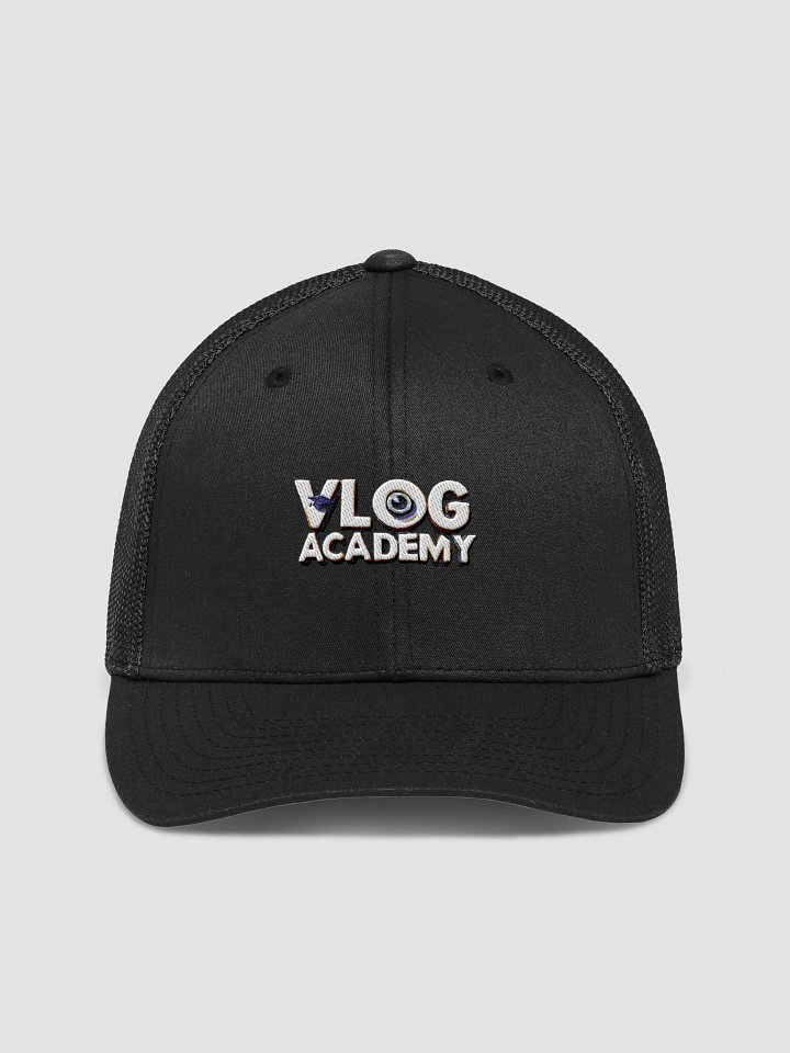 Vlog Academy Flexfit Mesh Back Trucker Hat product image (4)