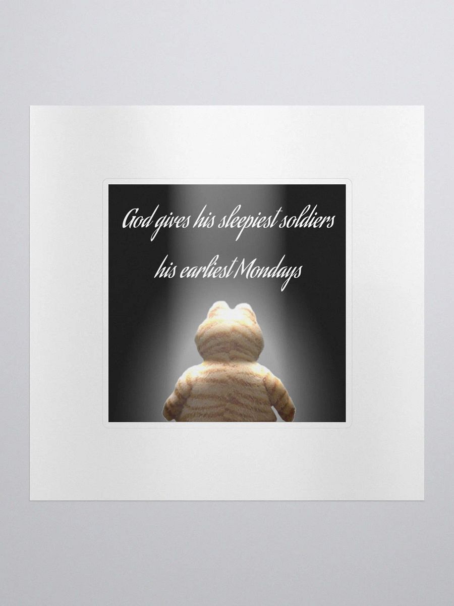 Sleepiest Soldier Sticker product image (1)