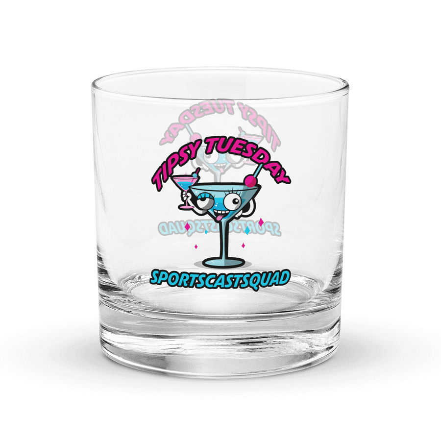 TIPSY TUESDAY "FLIRTINI" ROCK GLASS product image (1)