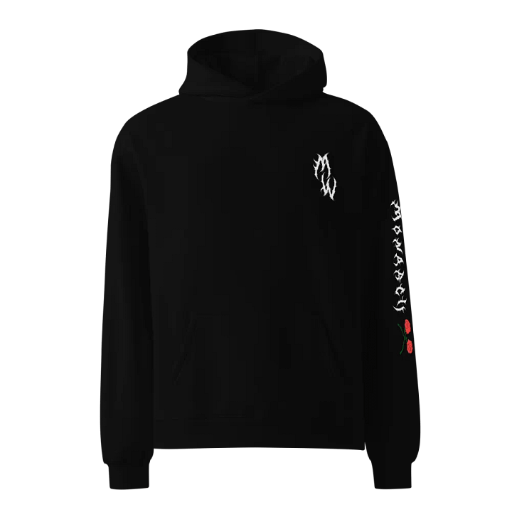 Oversized Printed MW Gothic Hoodie product image (1)