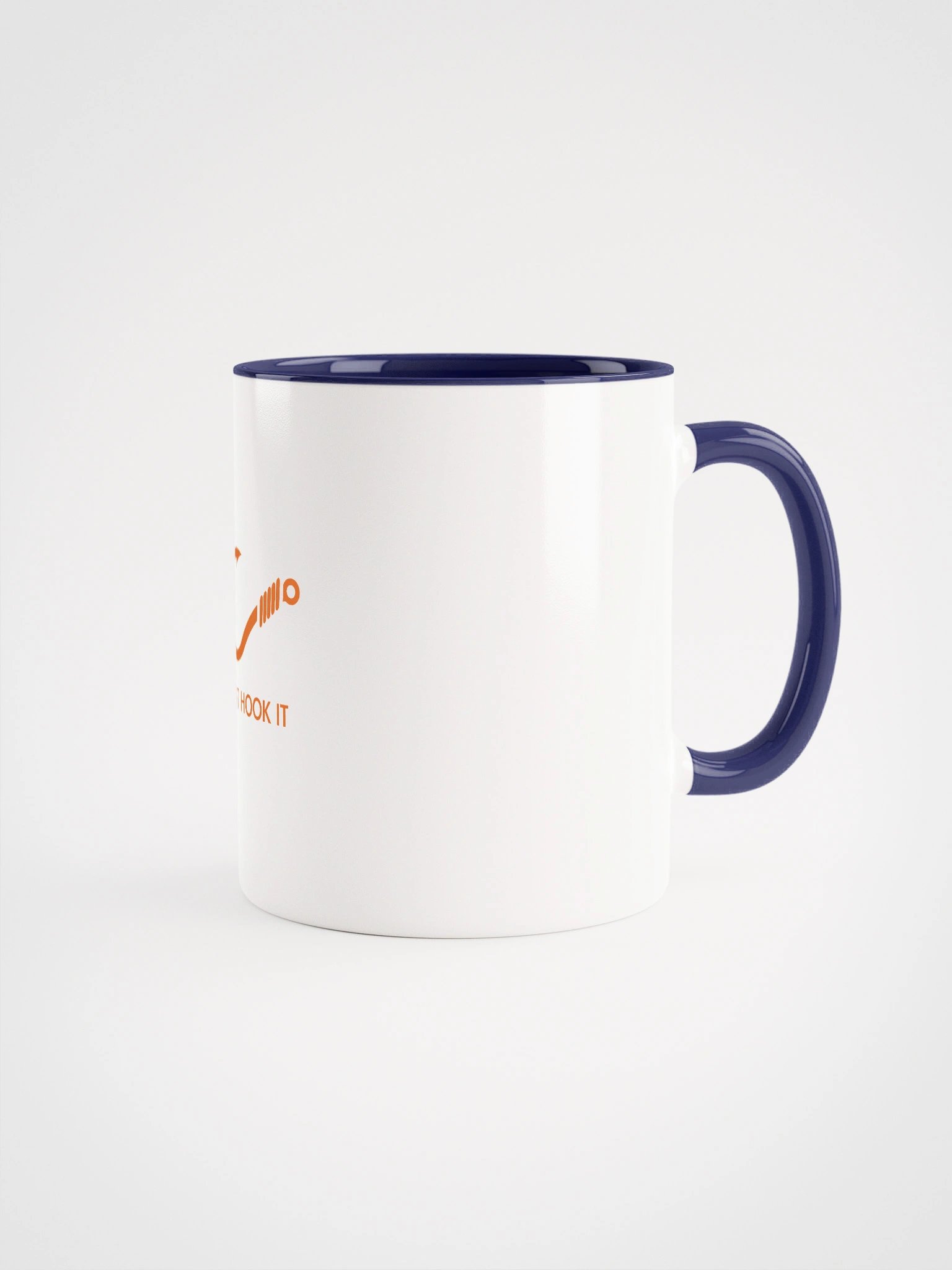 Ceramic Mug with Our Fish Logo and Color Inside product image (1)