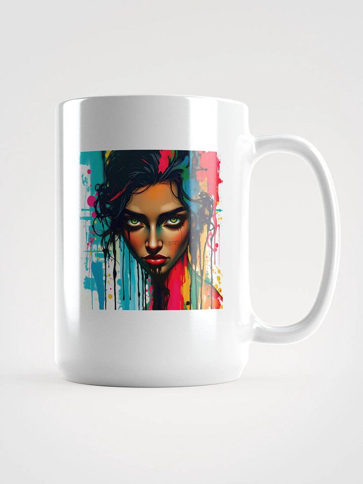 Vibrant Abstract Portrait Mug product image (1)