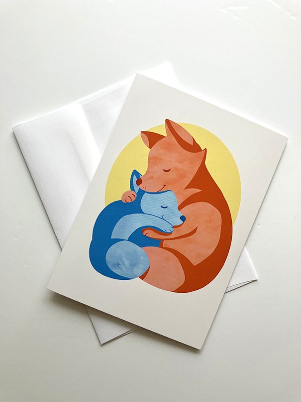 Mother Wolf - Blank Greeting Card product image (2)