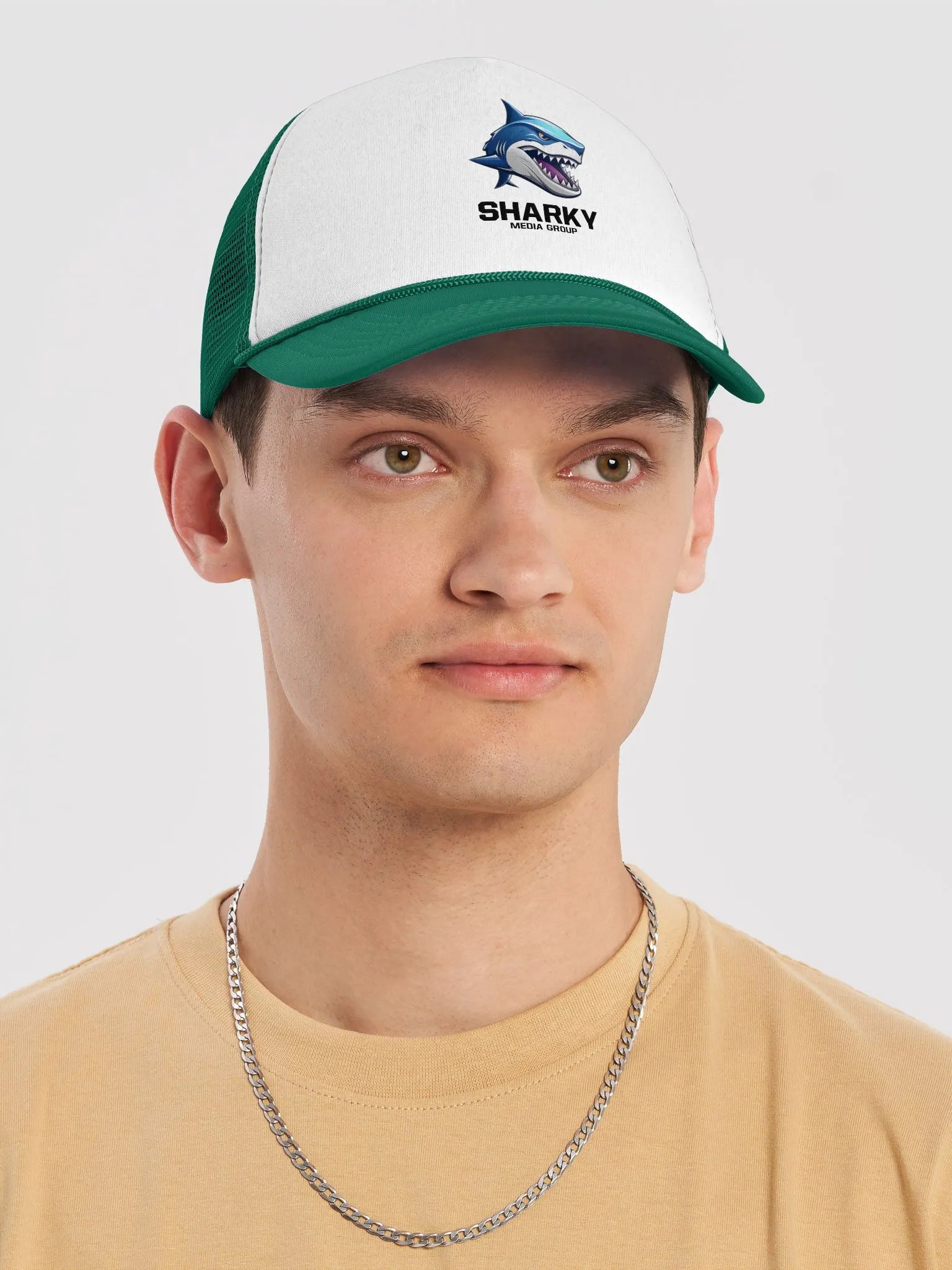 Sharky Media Group Cap ( Black Lettering) product image (20)