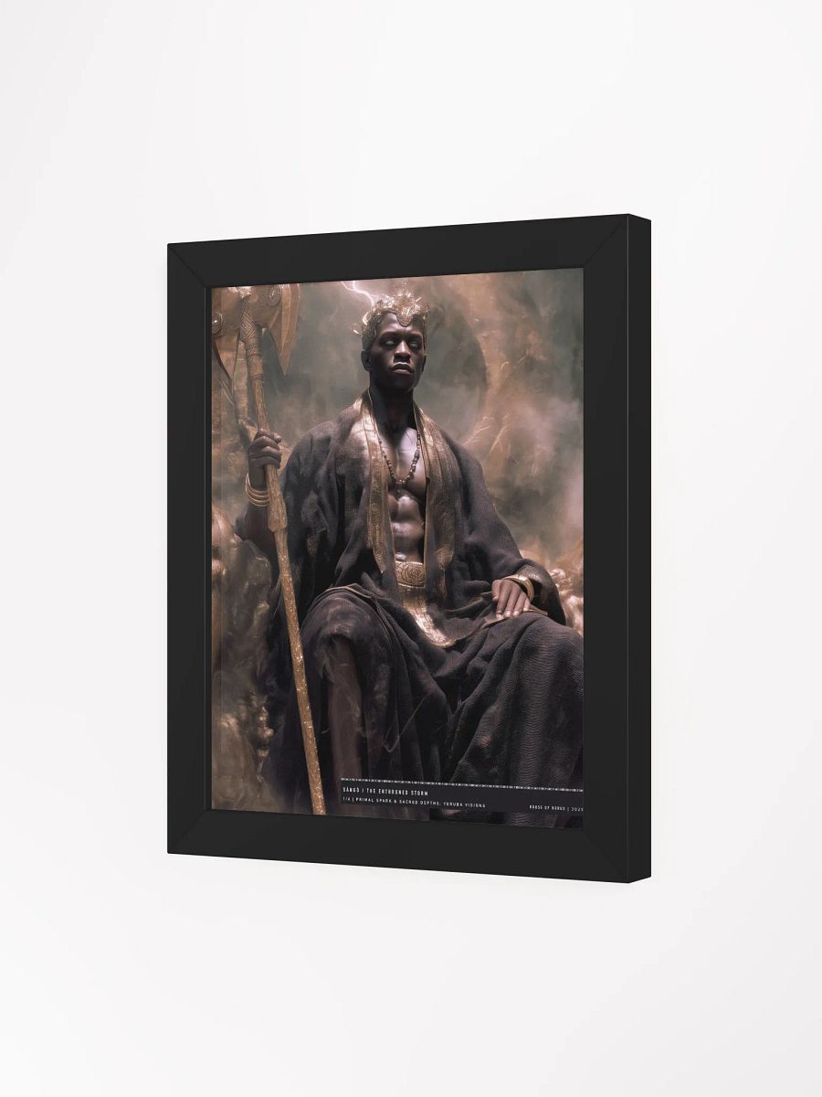 Shango: The Enthroned Storm – Framed Matte Poster product image (16)