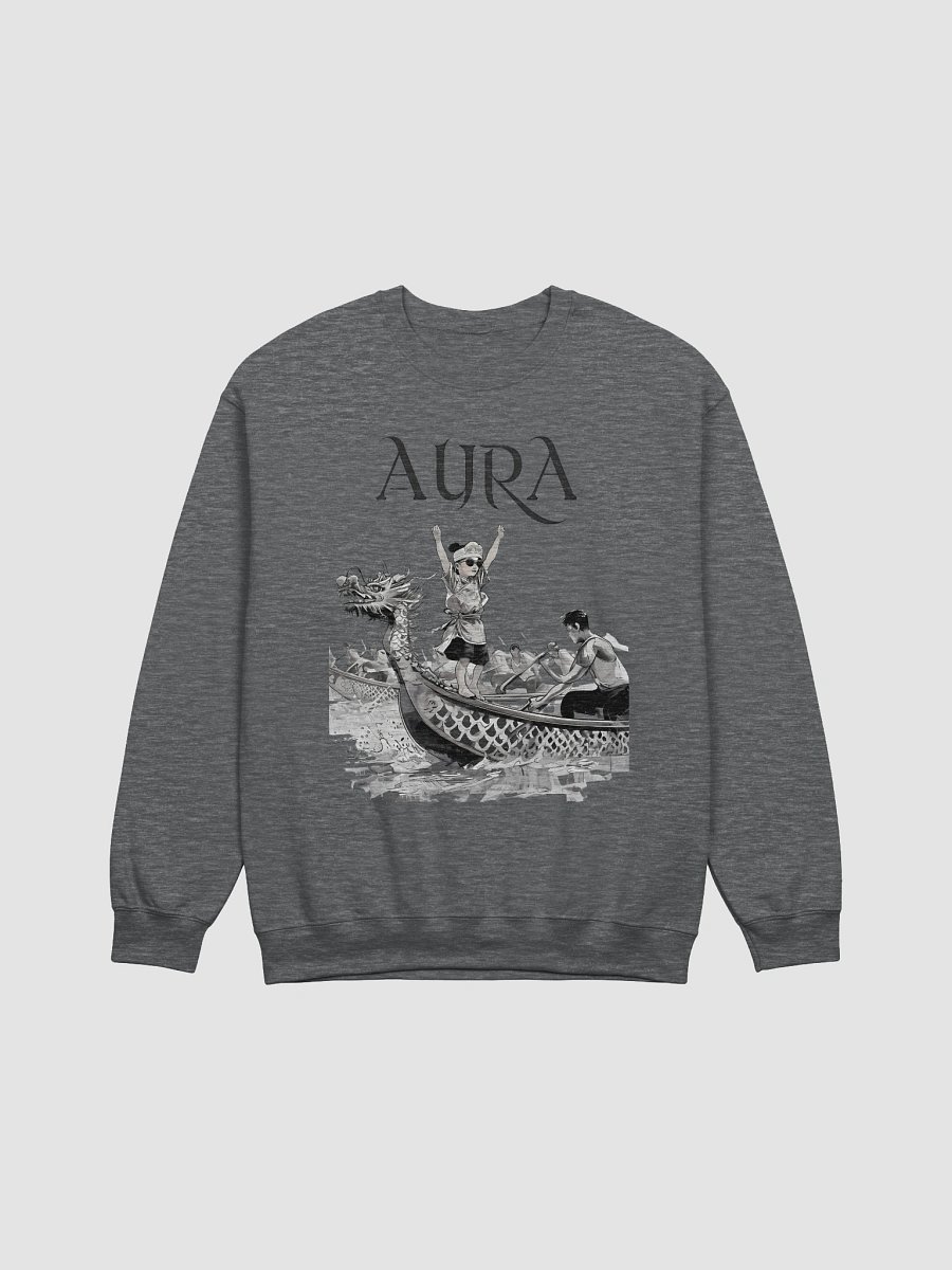 Mystical Dragon Boat Race | Aura Art Print Sweatshirt product image (2)