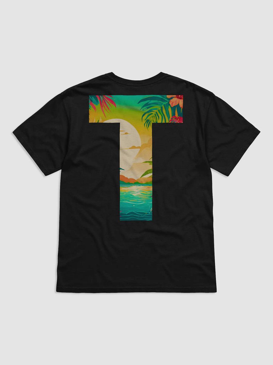 Tropical Sunset Paradise T-Shirt (Letter-T) product image (3)