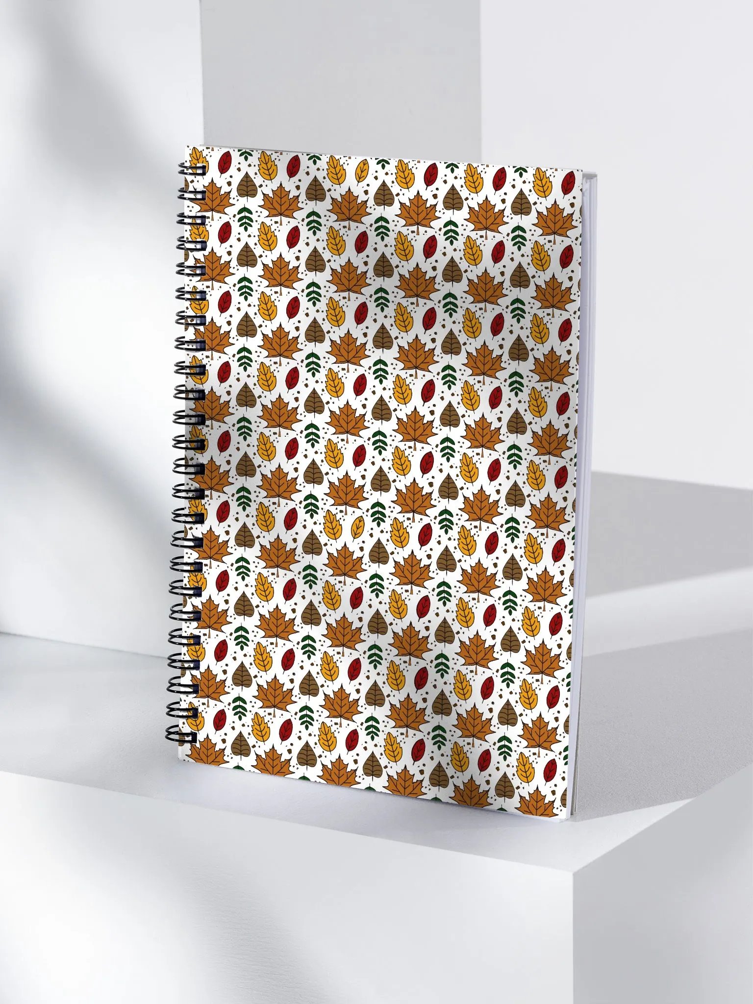 Autumn Leaves Spiral Bound Notebook product image (4)