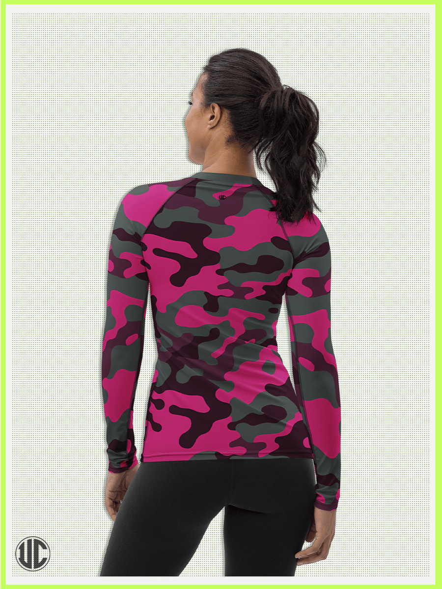 Savage Woodland Pink Camo - Women’s Rash Guard product image (2)