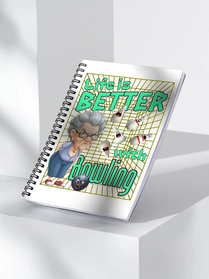 Life Is Better With Bowling Spiral Notebook product image (2)