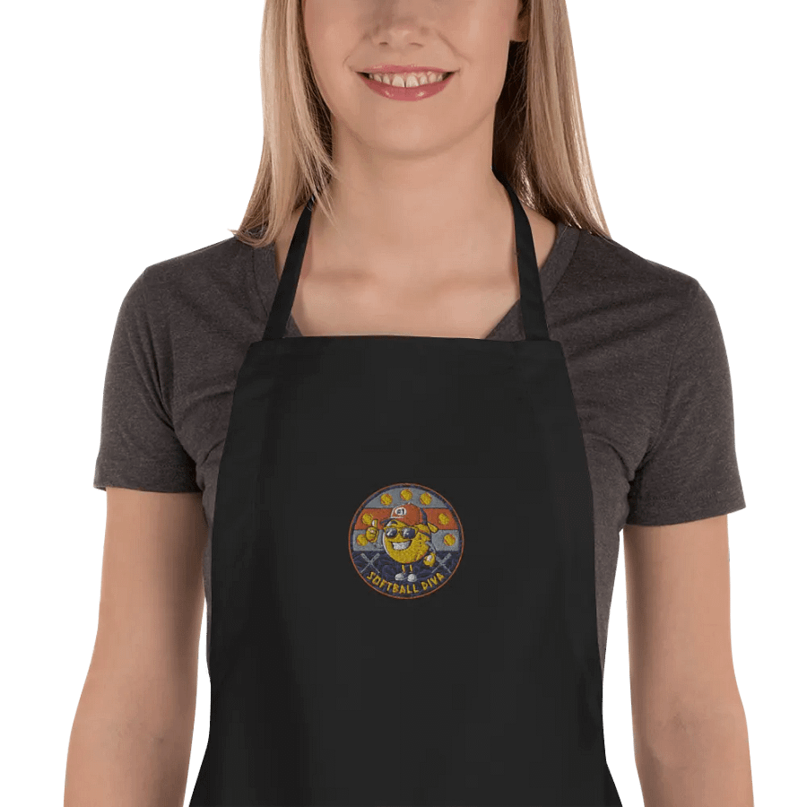 Softball Diva Embroidered Apron product image (1)