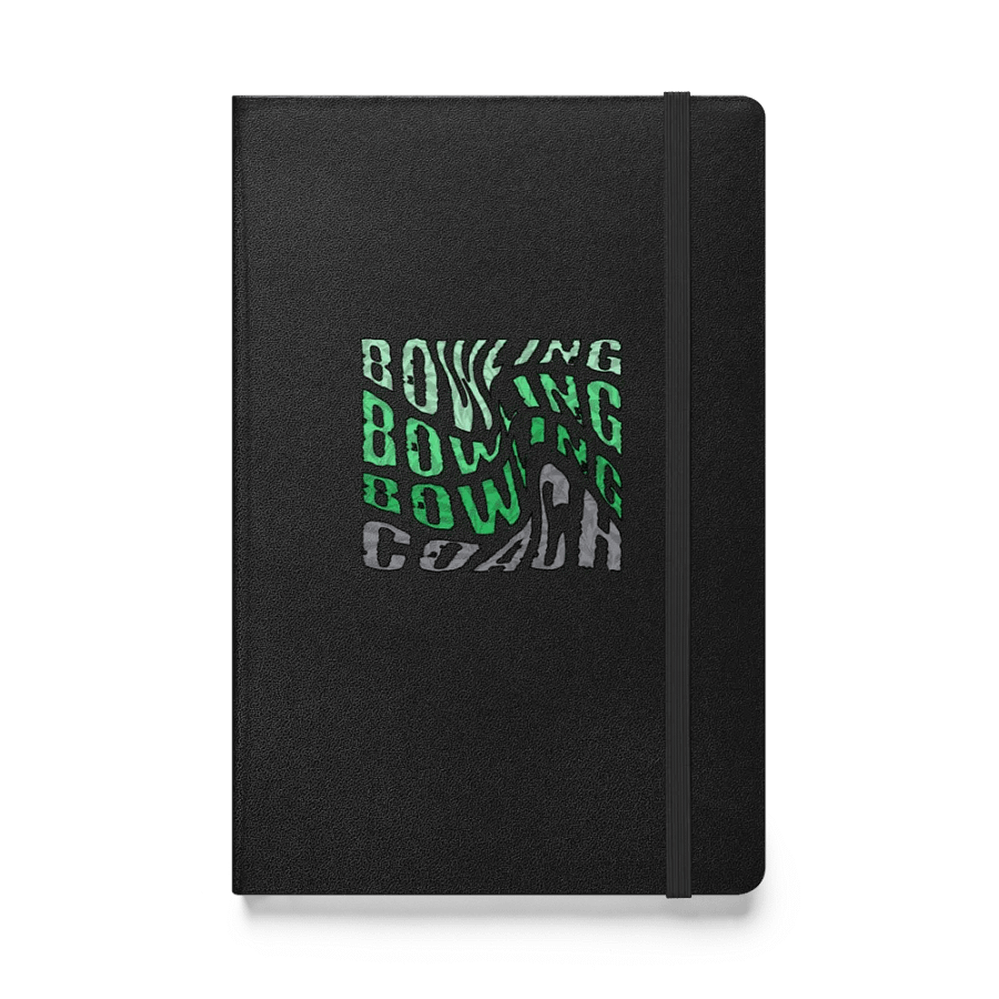 Bowling Coach Whimsical Distortion Hardcover Notebook product image (1)