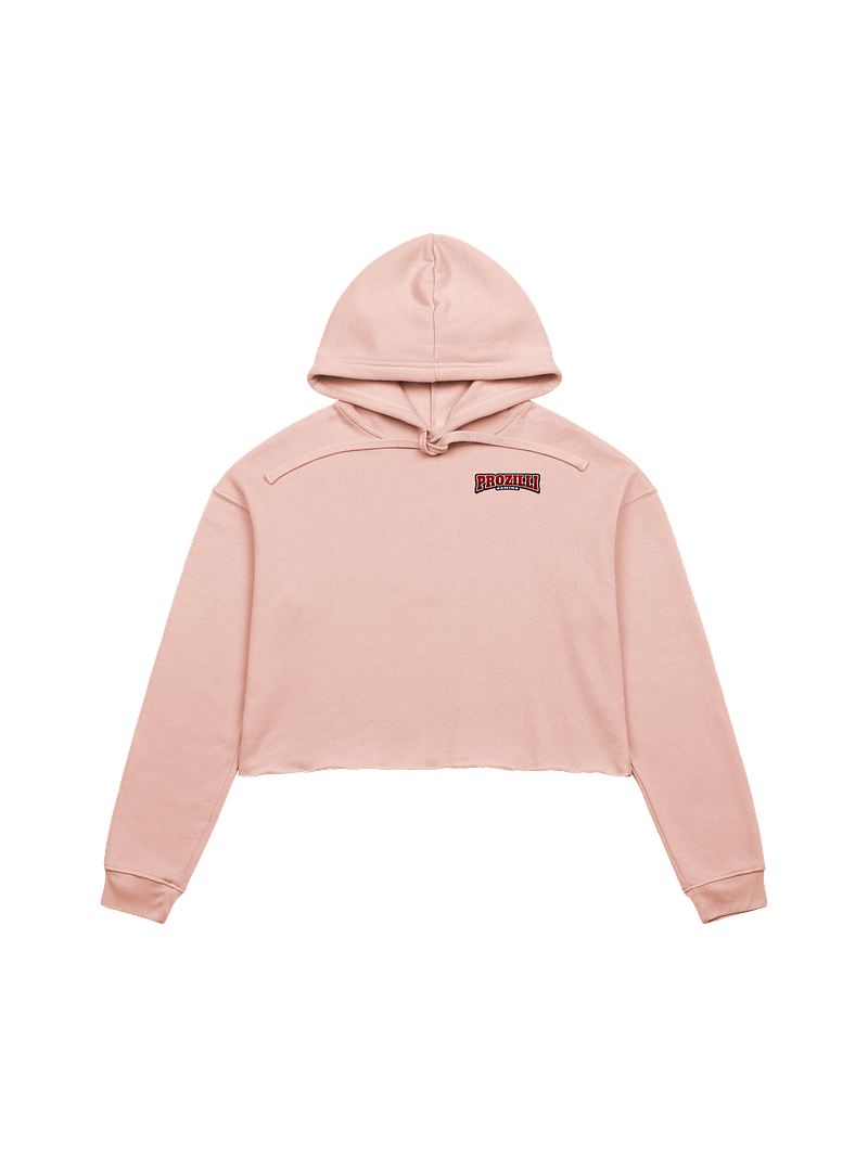 Prozilli Gaming Women's Fleece Crop Hoodie – Cozy & Stylish Gamer Apparel