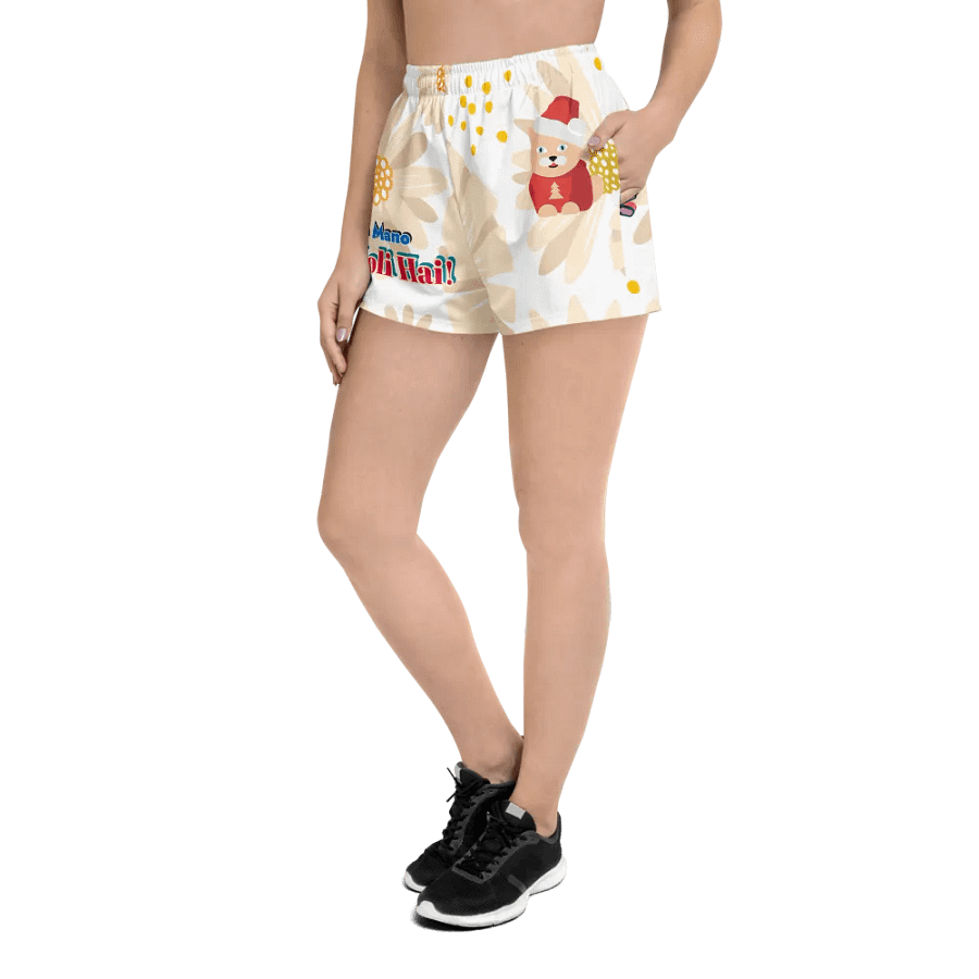 Copy of 🎨🌸 Holi Special High-Waisted Athletic Short Shorts – Celebrate in Color! product image (2)