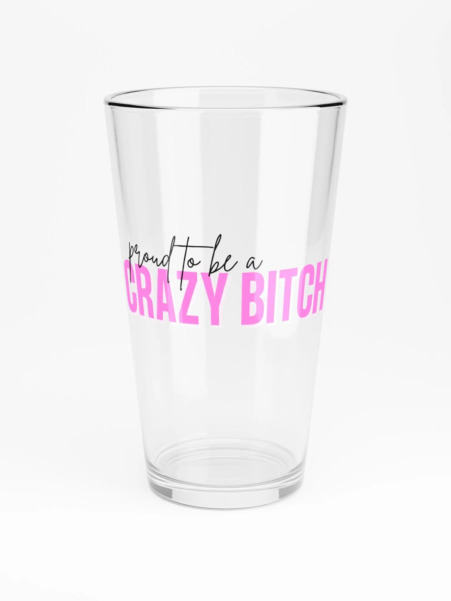 Elegant Shaker Pint Glass product image (2)