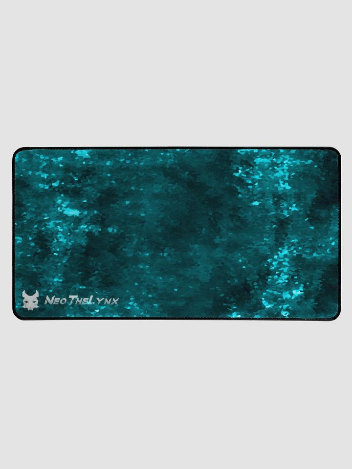 Cyan Shards Desk Mat product image (1)