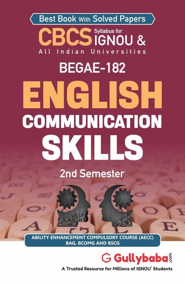 IGNOU BEGAE-182 - English Communication Skills product image (1)