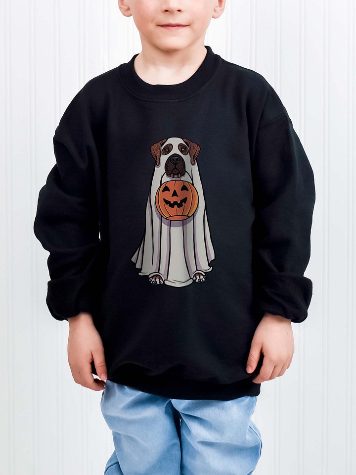 Halloween Great Dane(Brindle) Youth Sweatshirt product image (1)