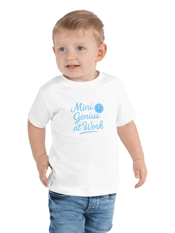 Mini Genius at Work Toddler T-Shirt product image (4)