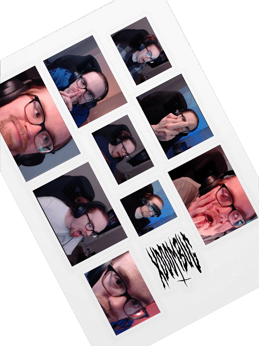 Doom Faces Sticker Sheet product image (1)