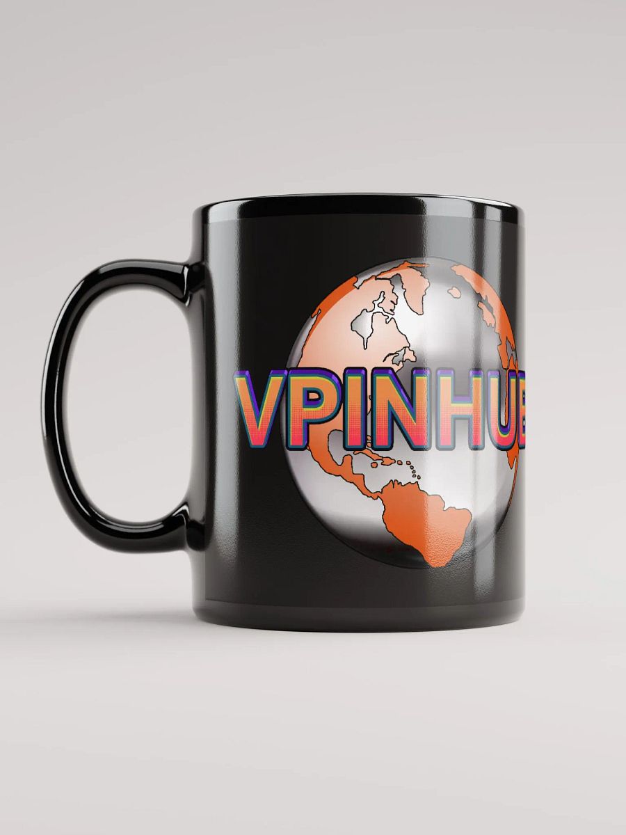 Vpinhub Black Glossy Mug product image (6)