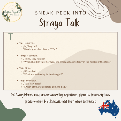 Straya Talk: An A to Z Ripper Guide to Aussie Slang, Idioms, and Phrasal Verbs! product image (2)
